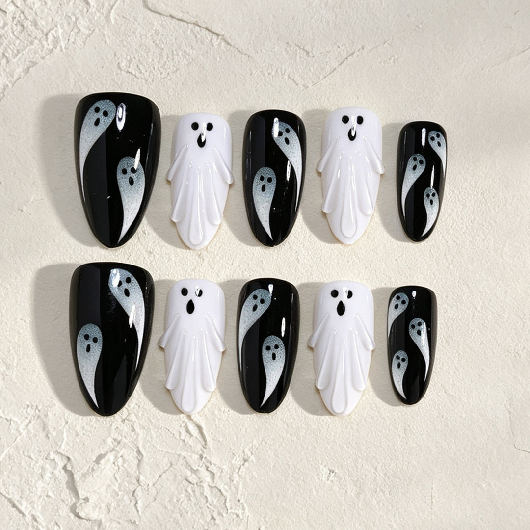 Halloween Ghost Nail Art Stornfield