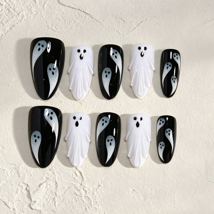 Halloween Ghost Nail Art Stornfield