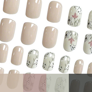 Elegant Floral Art Press-On Nails Stornfield