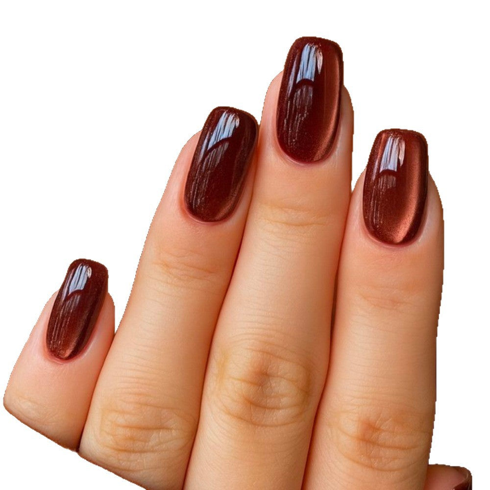 Artificial nails with matte finish and sparkling accents Stornfield