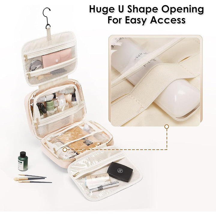 Padded Cosmetic Organizer Bag with Structured Exterior Stornfield