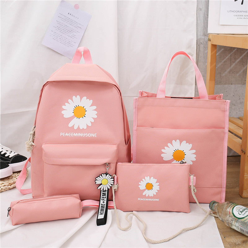 Floral Print Backpack Set Stornfield