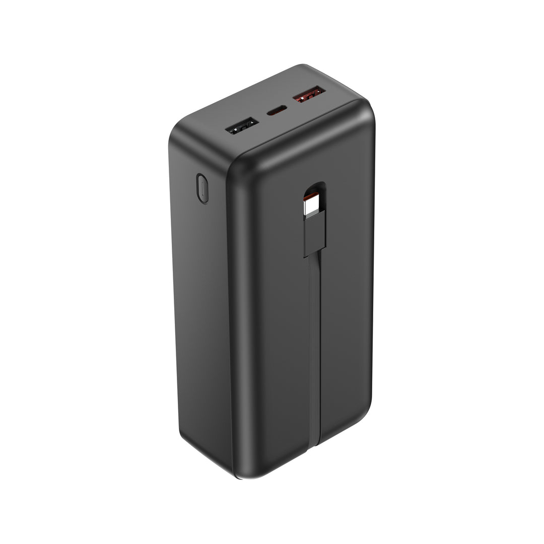 Portable power bank with innovative induction charging function and ultra-modern digital display Stornfield