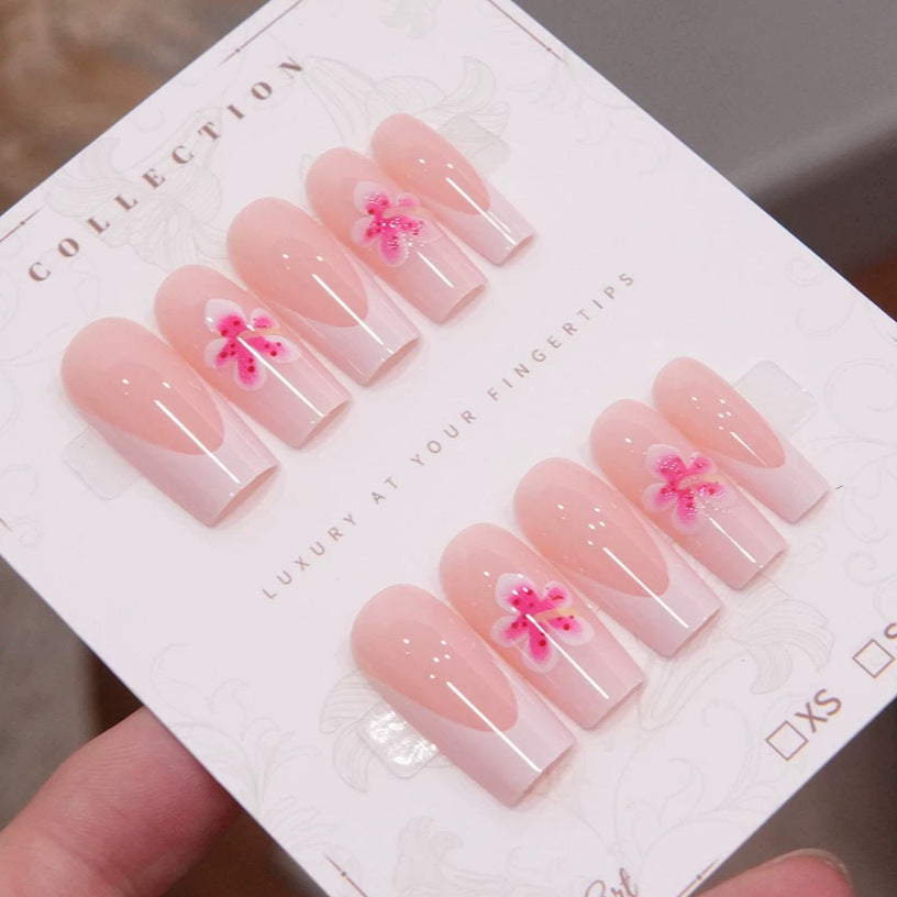 Luxury Floral Press-On Nail Set