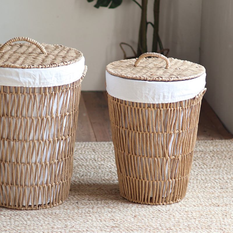 Stylish laundry basket with lid Stornfield