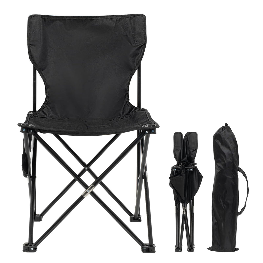 Women folding camping chair with backrest Stornfield