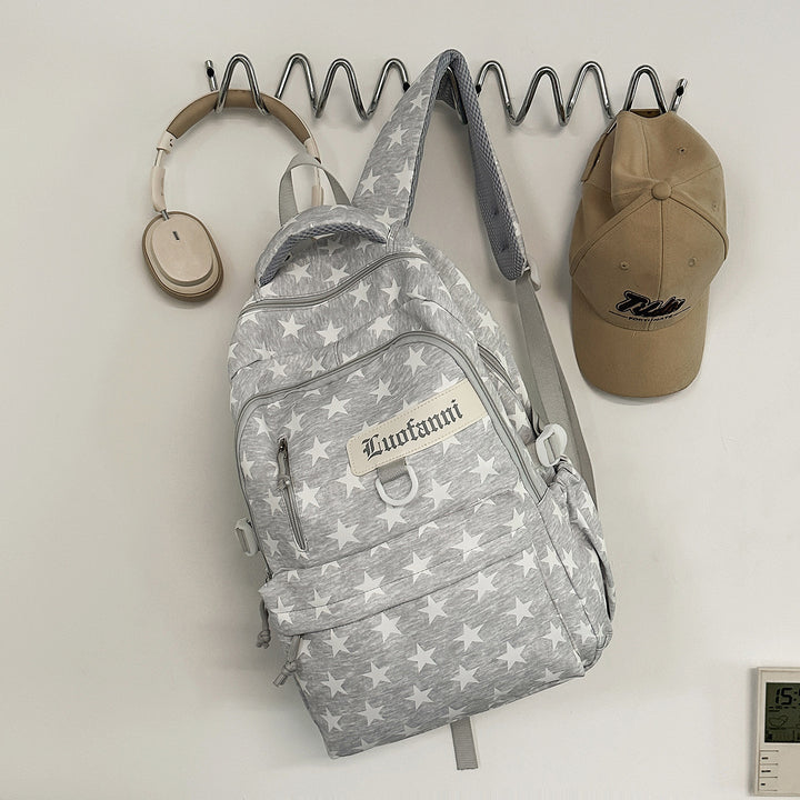Casual Star-Patterned Backpack Stornfield 1791205638