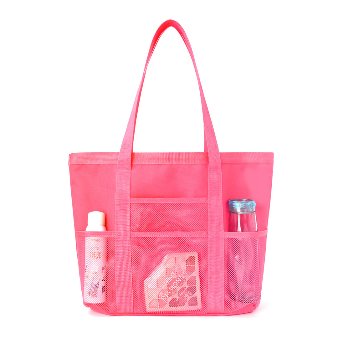 Padded shopping bag with side mesh pockets Stornfield