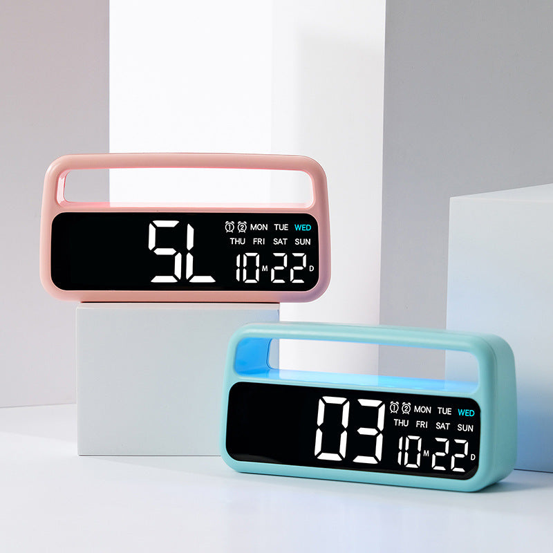 Digital alarm clock with clear LED display and modern features Stornfield