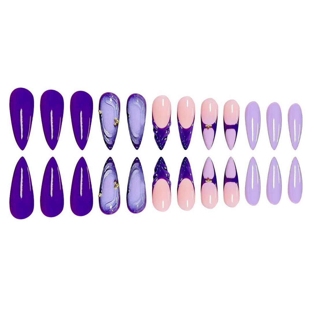 Stylish Stiletto Press-On Nail Set Stornfield