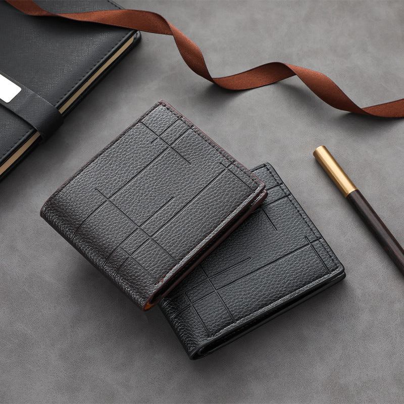 Textured Leather Wallet Stornfield