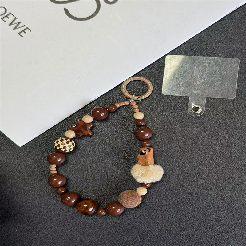 Decorative Beaded Keychain Holder Stornfield