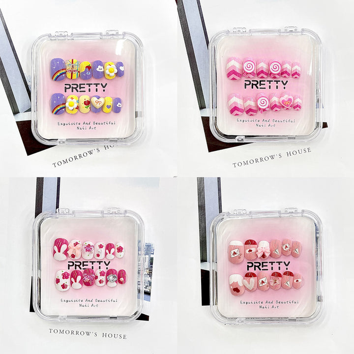 Decorative Press-On Nail Set Stornfield