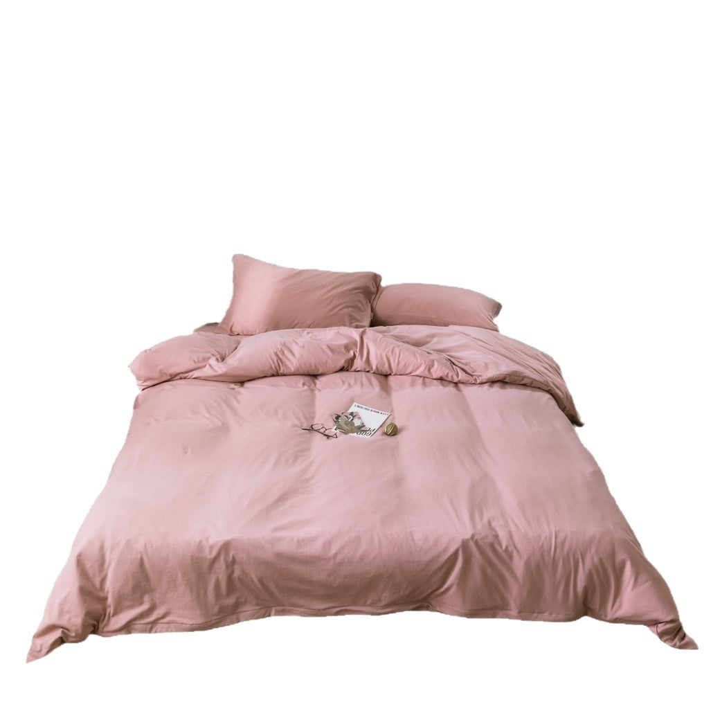 Breathable Organic Cotton Duvet Cover Set with Sateen Finish