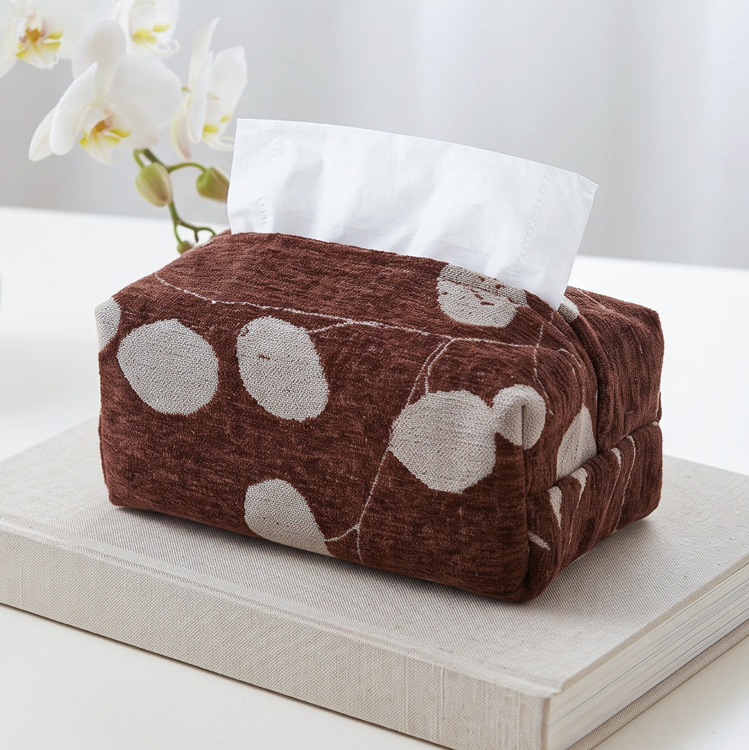 Decorative tissue box cover