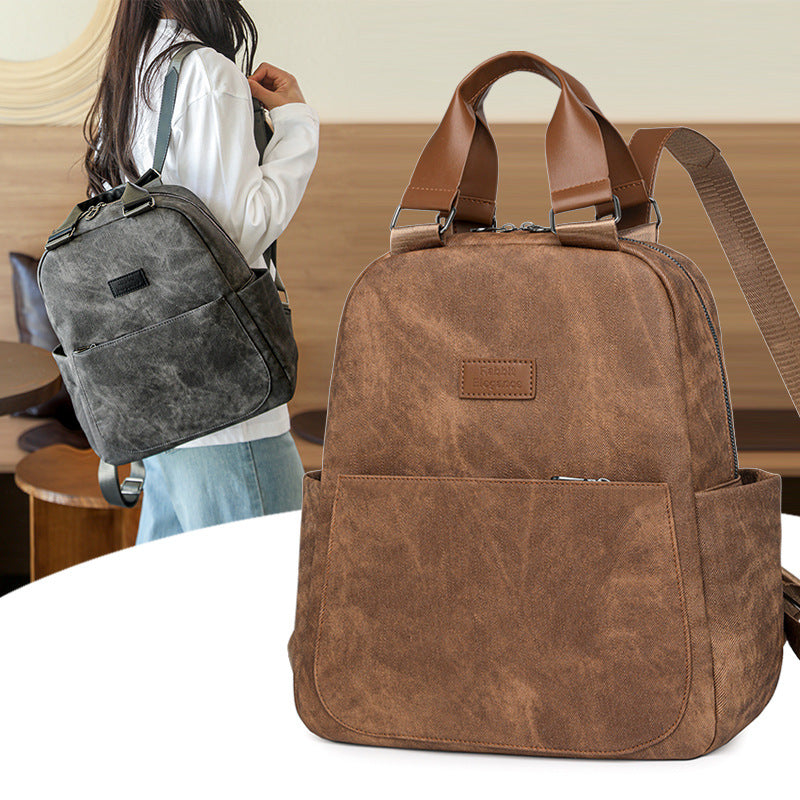 Vintage-Inspired Multi-Functional Backpack Stornfield