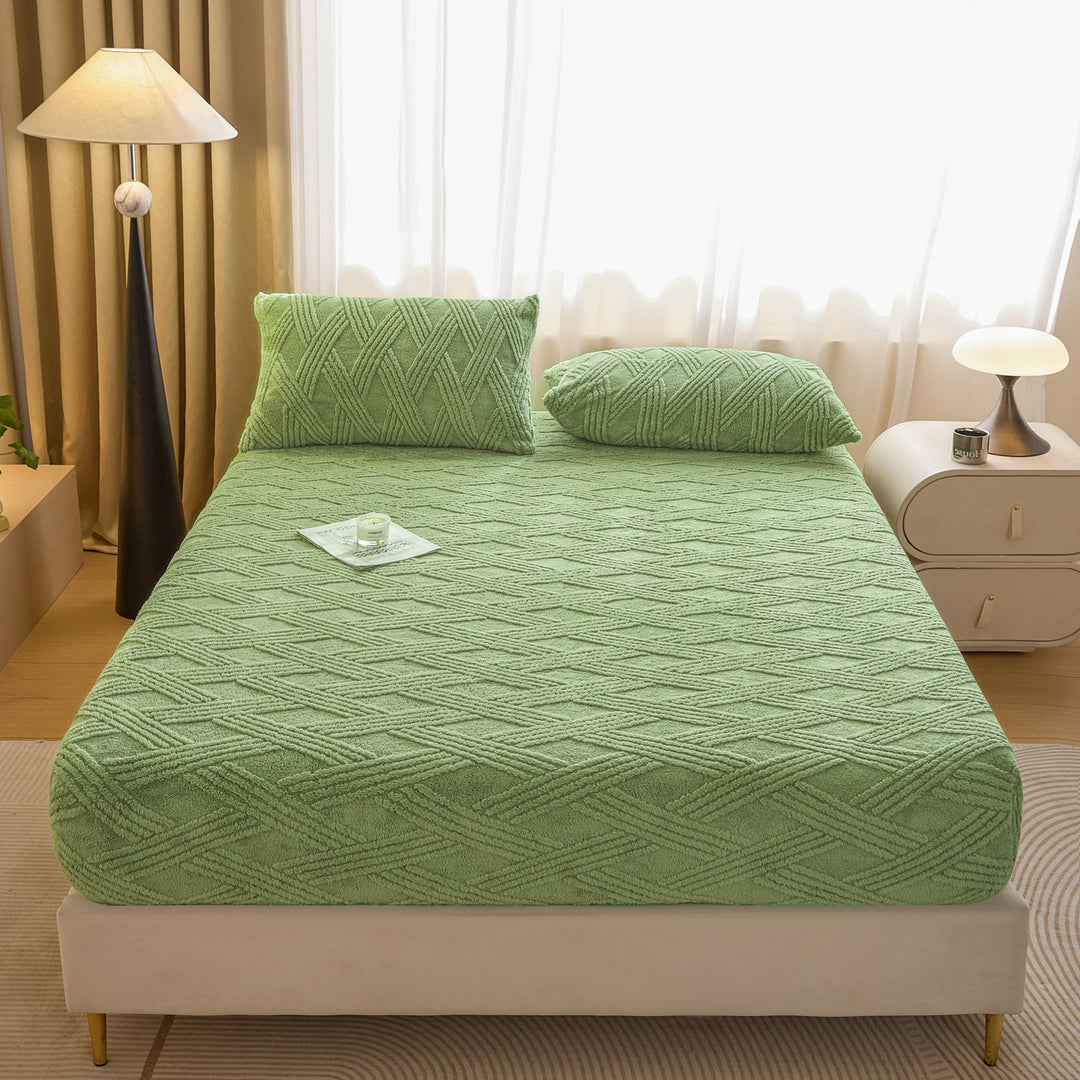 Plush Textured Bedspread