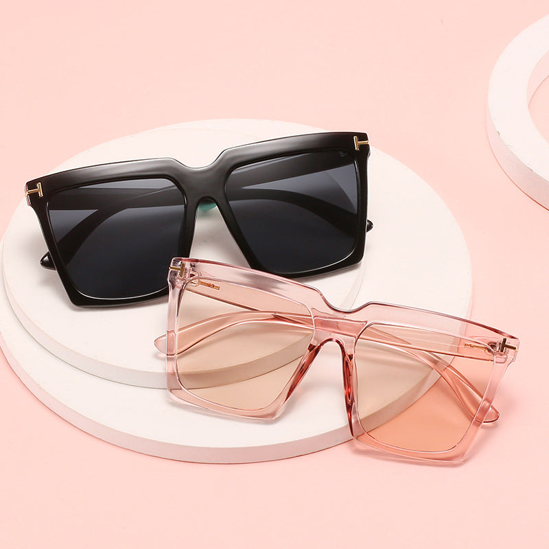 Women oversized square sunglasses with luxurious accents Stornfield
