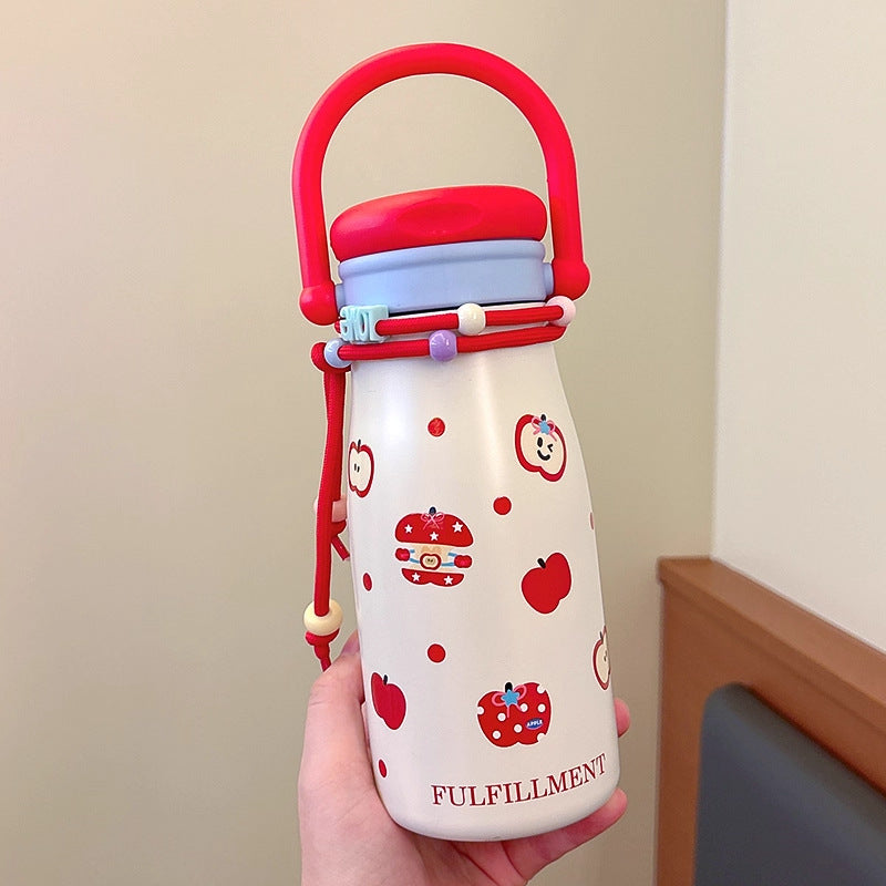 Women’s creative drinking bottle with funny design and practical cord Stornfield