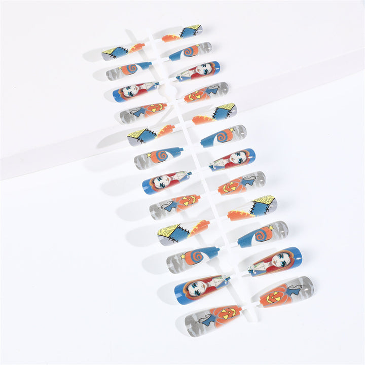 Creative Halloween-themed artificial nails Stornfield