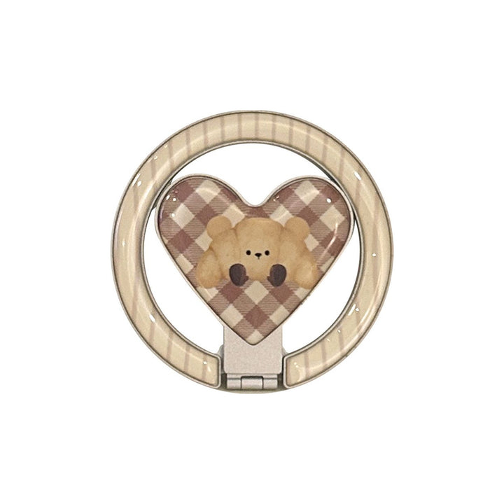 Playful smartphone finger holder with bear motif Stornfield