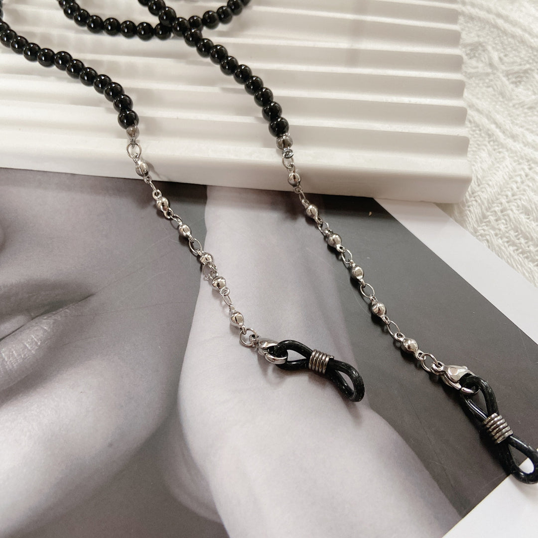 Fashionable glasses strap made of pearls Stornfield