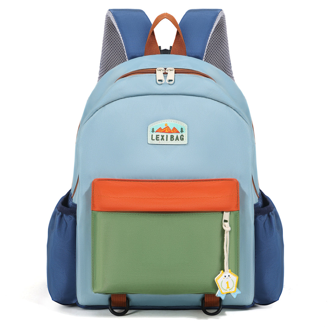 Colorful Multi-Compartment School Backpack Stornfield