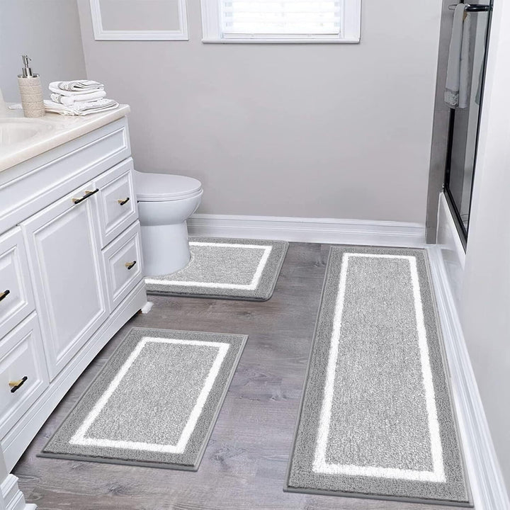 Modern Bathroom Mat Set