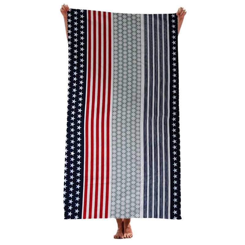 Beach towel with creative dolphin design Stornfield