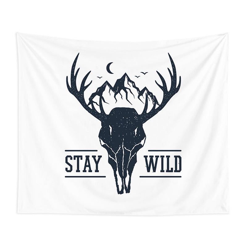 Bohemian Watercolor Dreamcatcher Wall Tapestry
