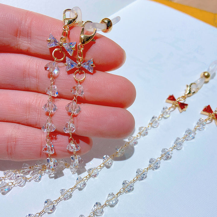 Jewelry necklace with sparkling crystals and elegant pendants Stornfield