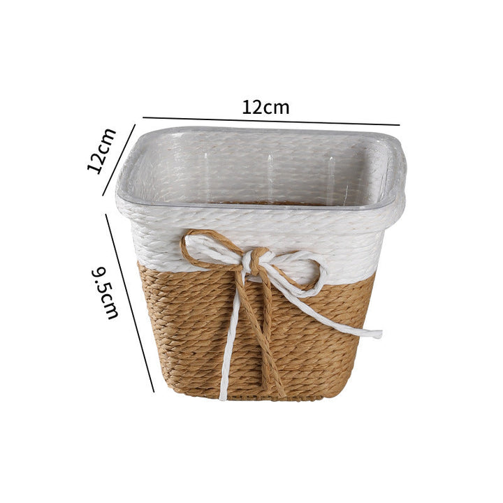 Natural Fiber Decorative Storage Container Stornfield
