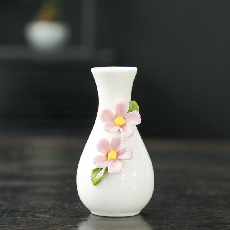 Elegant Floral Themed Ceramic Vase Stornfeild