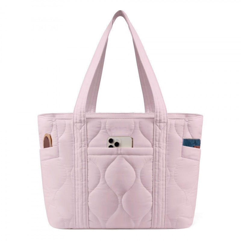 Quilted everyday bag with multiple outer pockets Stornfield