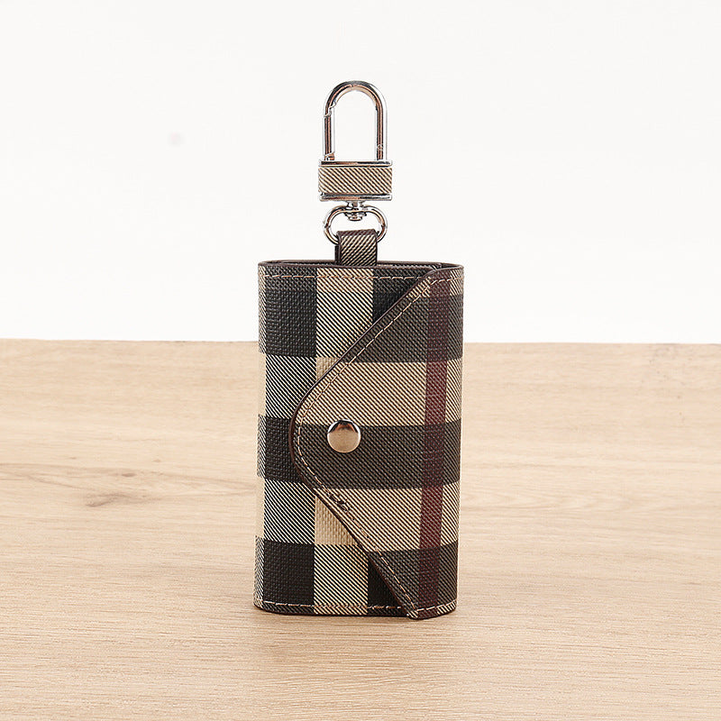 Elegant Plaid Pattern Card Case Stornfield