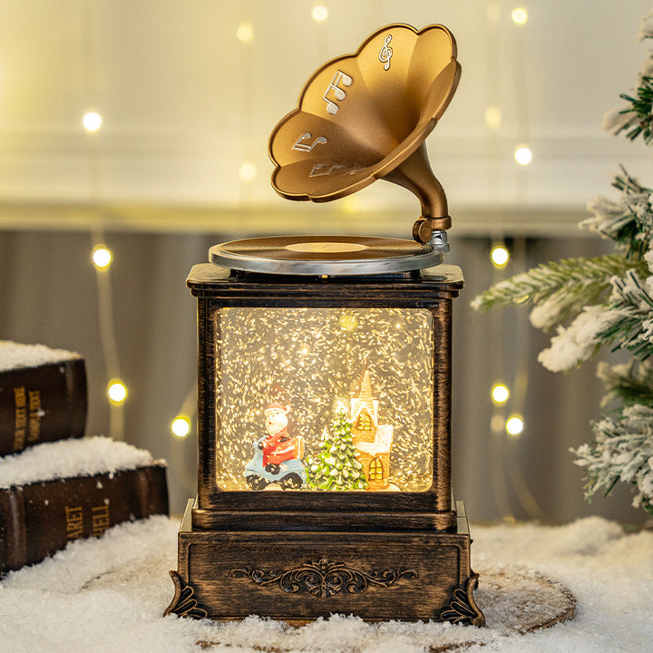 Musical Snow Globe Christmas Figurine