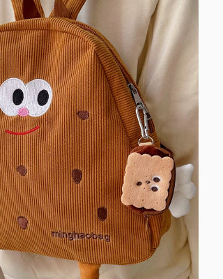 Cartoon Cookie-Shaped School Backpack Stornfield