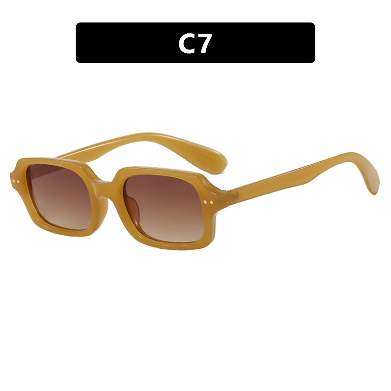 Ladies stylish square sunglasses with striking accents Stornfield