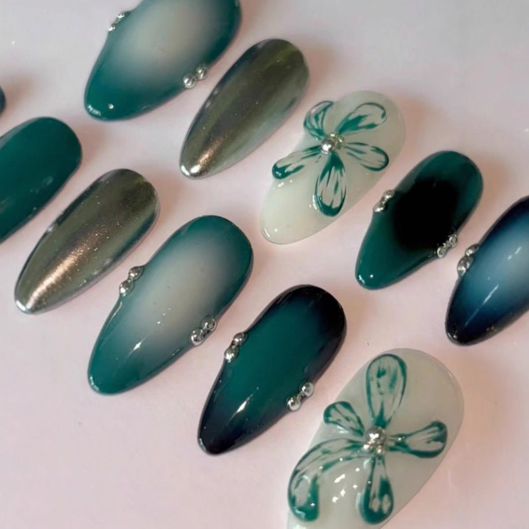 Artistic Press-On Nail Art Set Stornfield