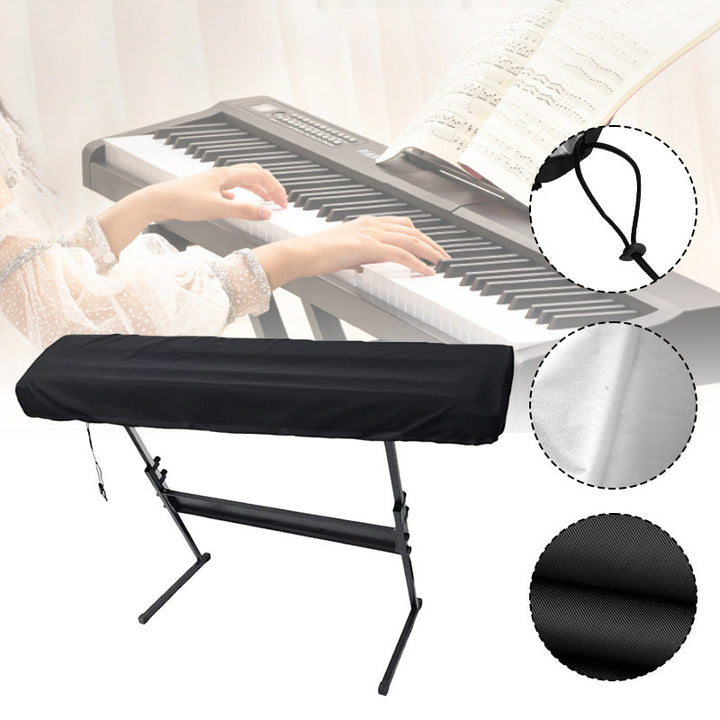 Keyboard stand with infinitely adjustable legs and padded seat Stornfield