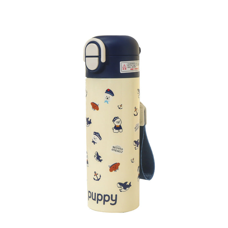 Ladies Insulated Water Bottle with Cheerful Apple Design Stornfield