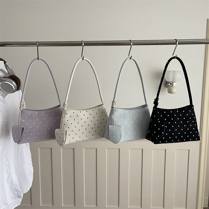 Polka Dot Shoulder Handbag