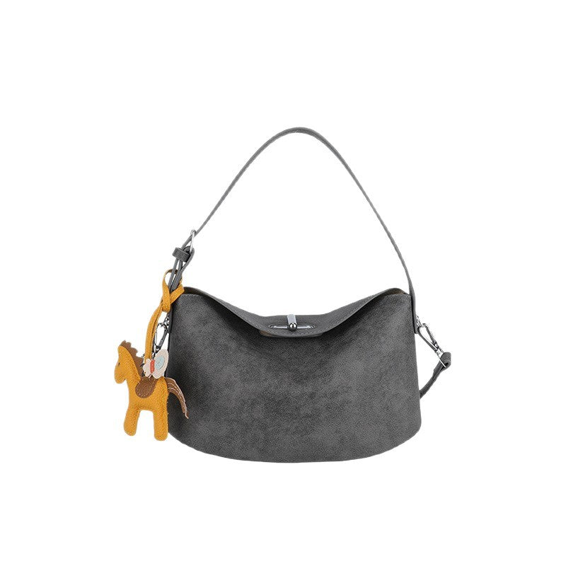 Elegant Soft-Suede Shoulder Bag Stornfield