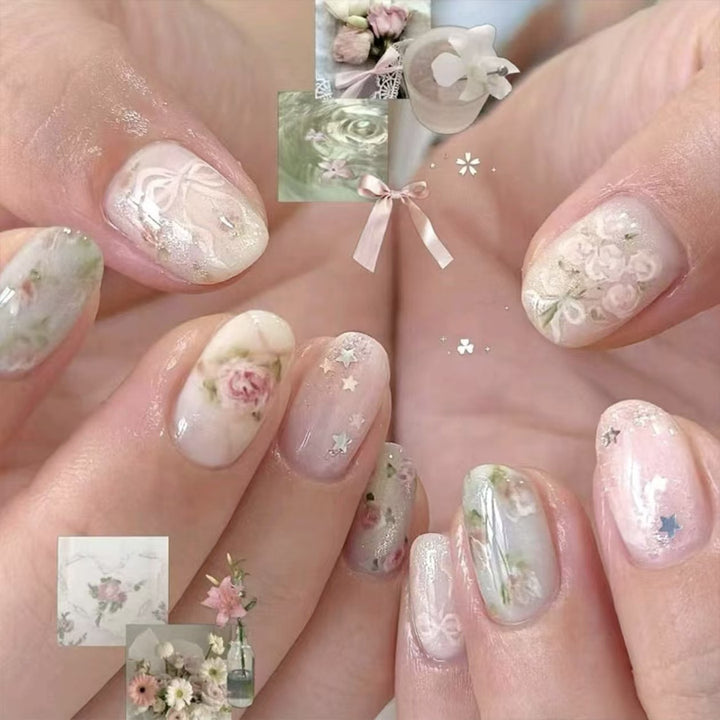 Stylish Press-On Nail Wraps Stornfield