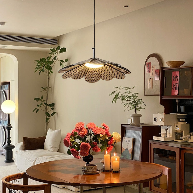 Artistic Wooden Hanging Pendant Light