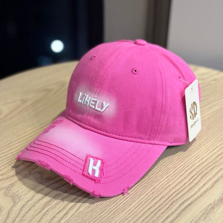 Women's Distressed Embroidered Baseball Cap Stornfield