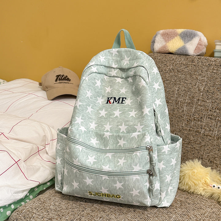 Star-Printed Casual Backpack Stornfield