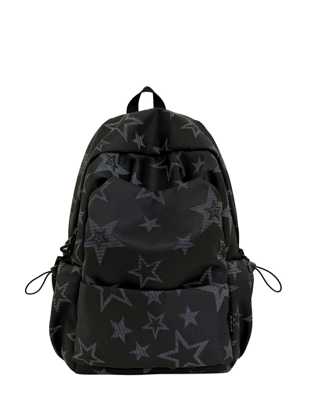 Star-Embroidered Casual School Backpack Stornfield