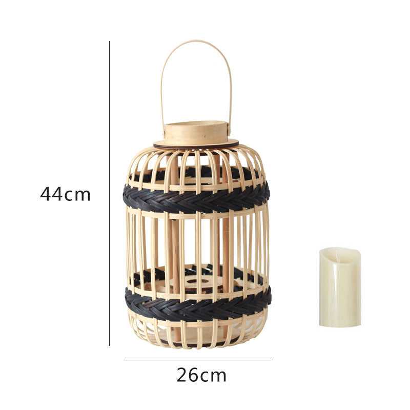 Decorative Rattan Lantern Stornfield