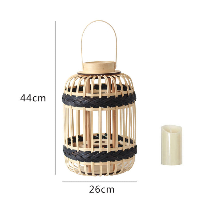 Decorative Rattan Lantern Stornfield